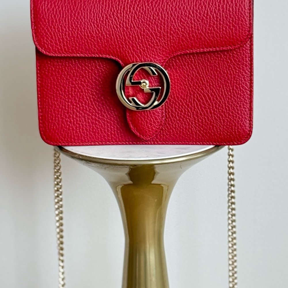Gucci Vibrant Red Crossbody Bag